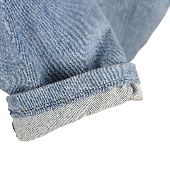 Vintage Levi's 521 Tapered Leg Jeans Womens 16 USA Made 16521-0291 28" Inseam - Picture 8 of 11